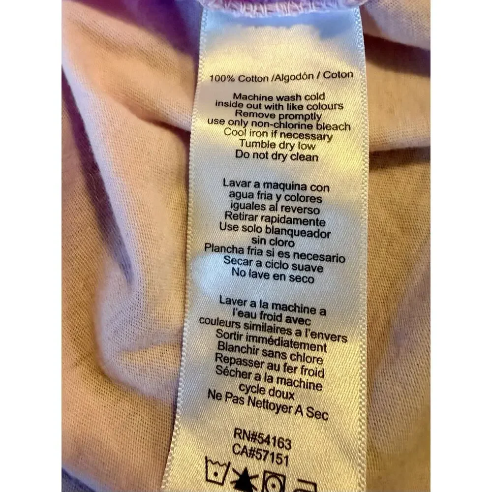 Calvin Klein Jeans Pink Tie Front Crop Tee Logo Patch Y2K Preppy Women Size L - Picture 10 of 11